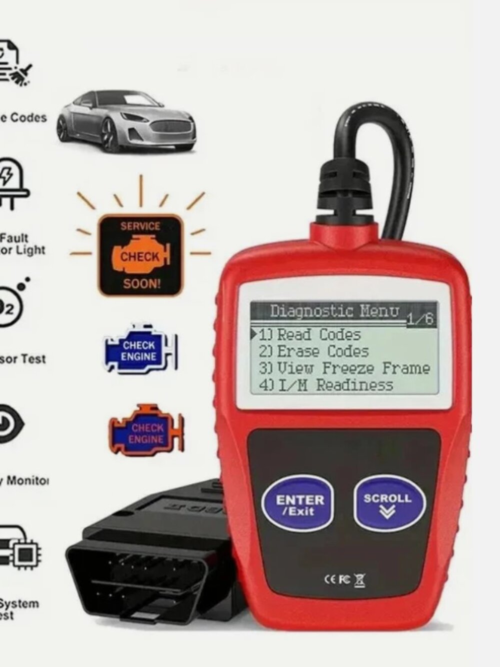 MS309 OBD2 Car Engine Code Reader - Picture 3 of 5